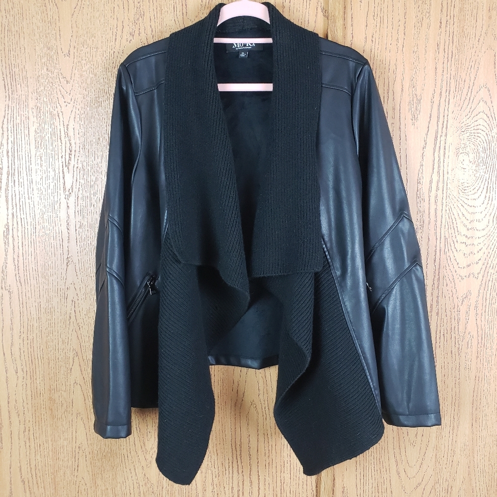 Mo-Ka Faux Leather Jacket
